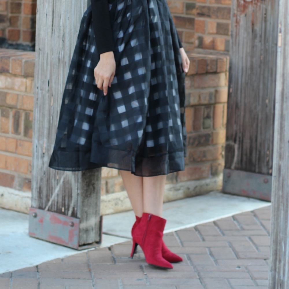 Red booties - Picture 4 of 4